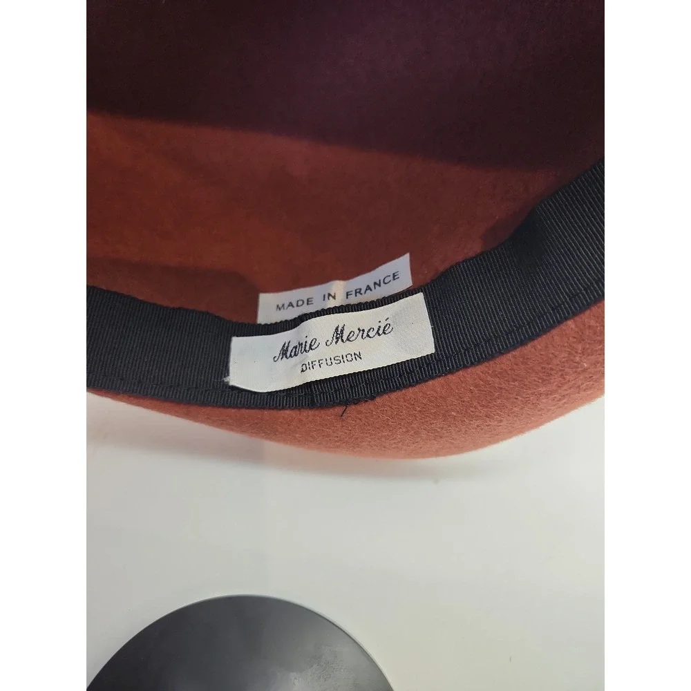 Marie Marcie Soft Felt Bowler Hat Made‎ In France